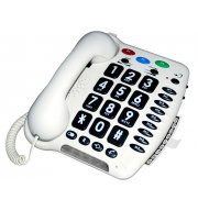 Telefon dla seniorów i niedosłyszących z dużymi przyciskami Geemarc CL 100