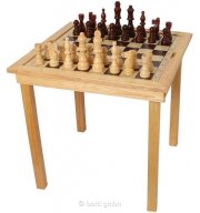 Duży stół do gry do szachów, warcabów i człowieku nie irytuj się