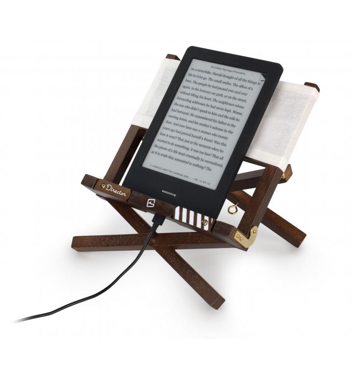Stojak Do Wygodnego Czytania Książek Stojak na książkę, czytnik i tablet Directors Bookchair White - Tercio.pl