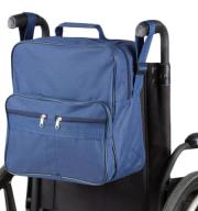 Plecak na wózek lub chodzik z kieszeniami niebieski